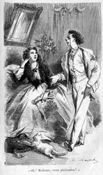 Eine von 28 ganzseitigen Illustrationen von Émile Bayard in